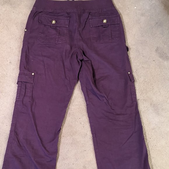 Purple Cargo Pants - Picture 2 of 4